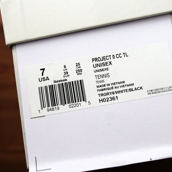 BNWT SS21 MAISON MARGIELA x REEBOK PROJECT 0 SNEAKERS 39 - Picture 8 of 13